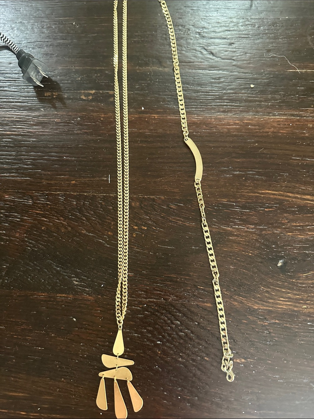 Cabi Gold-Tone Layered Pendant Necklace - and bar chain necklace Women's Jewelry